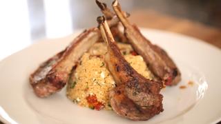Kelly's Rosemary Lamb Chops and Easy Couscous