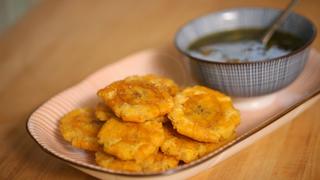 Louise's Fried Plantains with Mojo Sauce